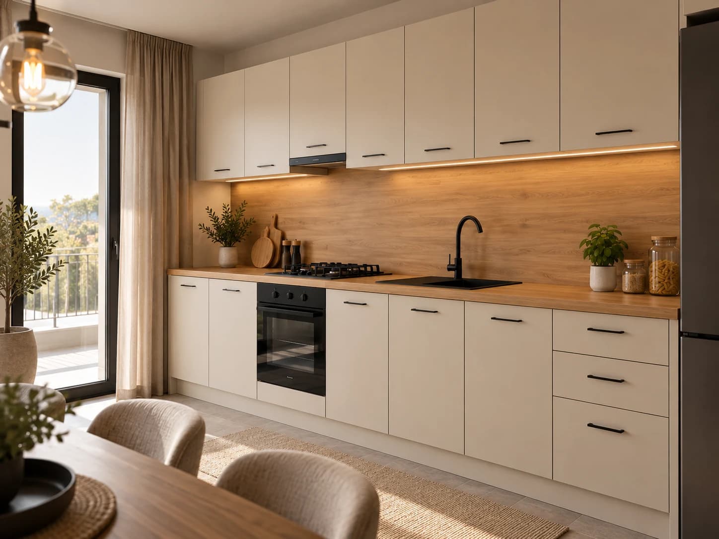 Bucătărie 01 - mobilier realizat de Nandora Studio